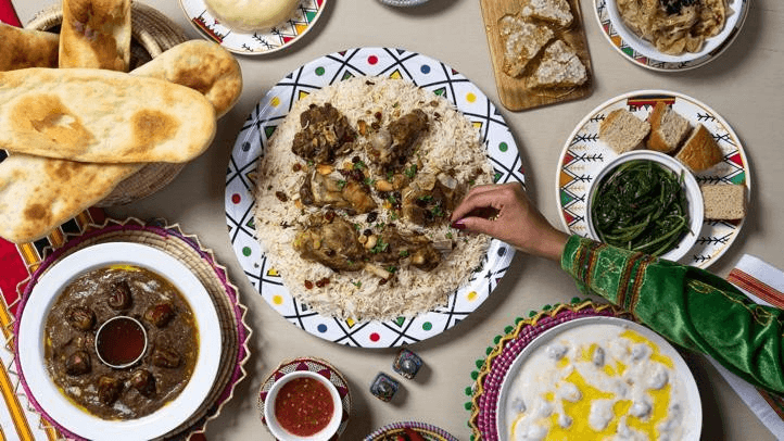 مائدة تقليدية
