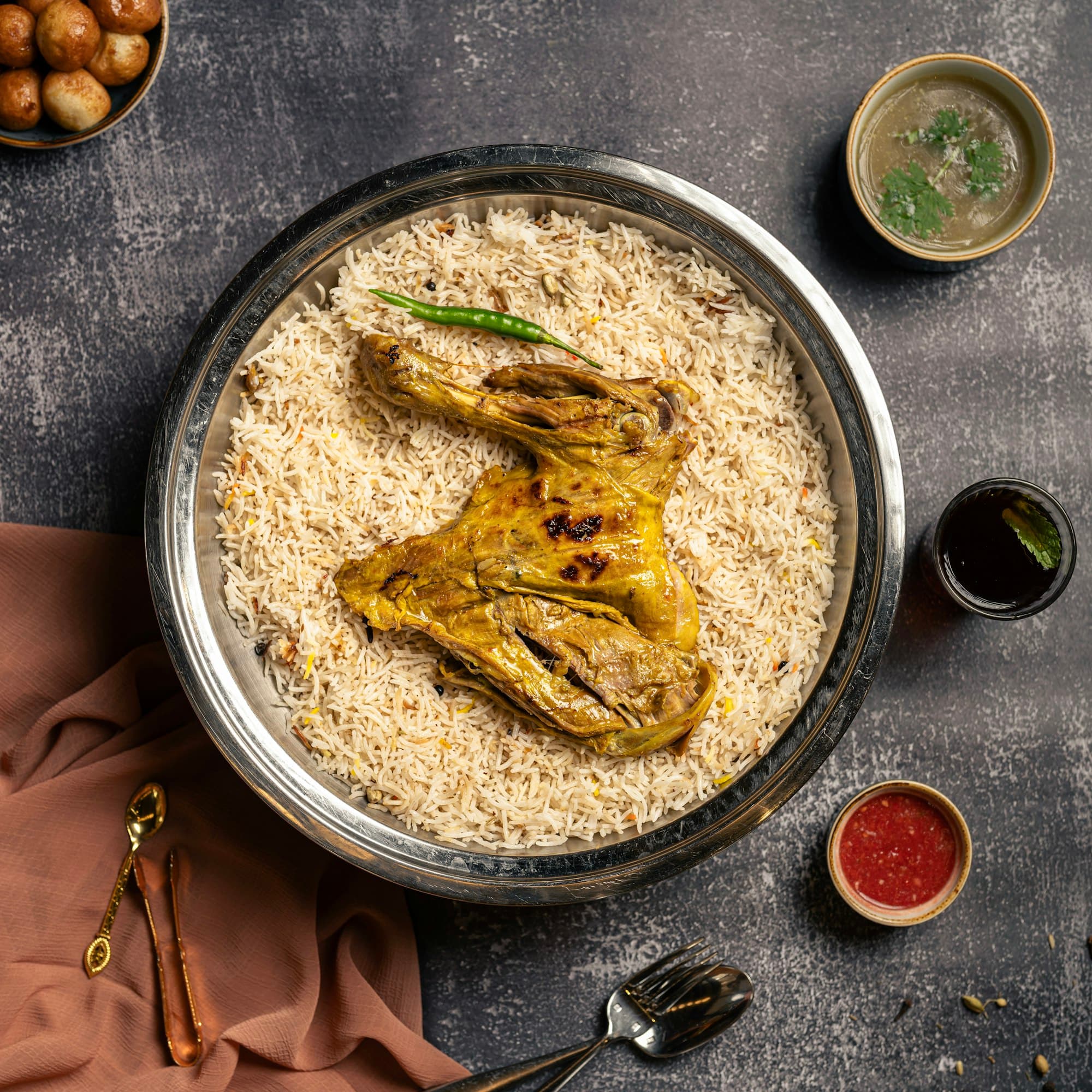 طبق من فنون الطهي المحلية